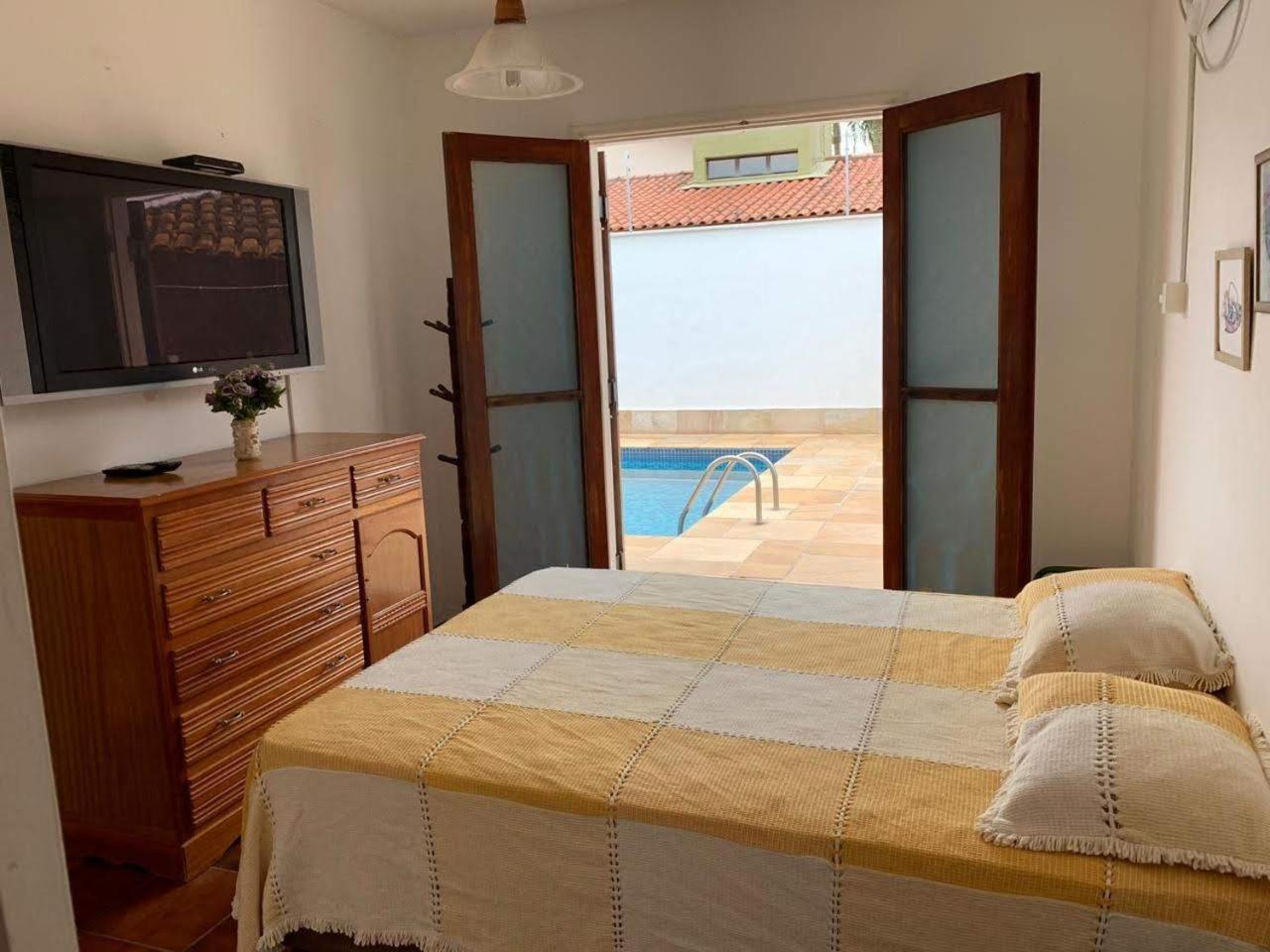 4 Suites, Ar Cond Tv, Internet, Piscina,150 Mts Praia! Aceitamos Pet! กัวรูจา ภายนอก รูปภาพ